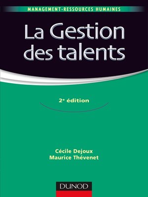 cover image of La gestion des talents--2e éd.
